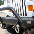 Load image into Gallery viewer, Fishbone Offroad 87-95 Jeep YJ YJ Wrangler Piranha Front Bumper w Tube Guard - Installation View