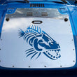 Load image into Gallery viewer, Fishbone Offroad 97-02 Jeep Wrangler TJ Hood Louver Raw Unpainted - Installation View