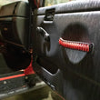 Load image into Gallery viewer, Fishbone Offroad 97-06 Jeep Wrangler Paracord Door Handles - Black/Red - Additional View 5