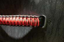 Load image into Gallery viewer, Fishbone Offroad 97-06 Jeep Wrangler Paracord Door Handles - Black/Red - Additional View 6