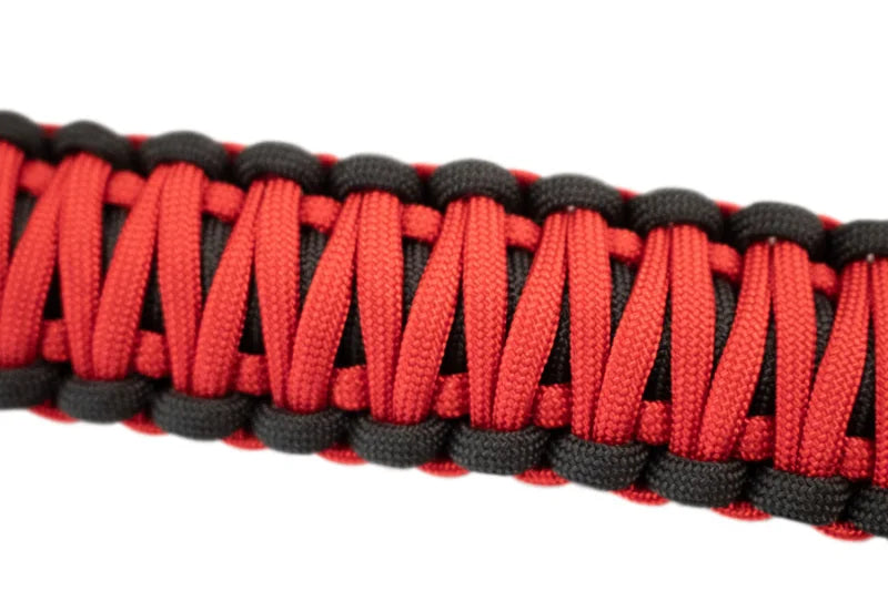 Fishbone Offroad 97-06 Jeep Wrangler Paracord Door Handles - Black/Red - Additional View 8