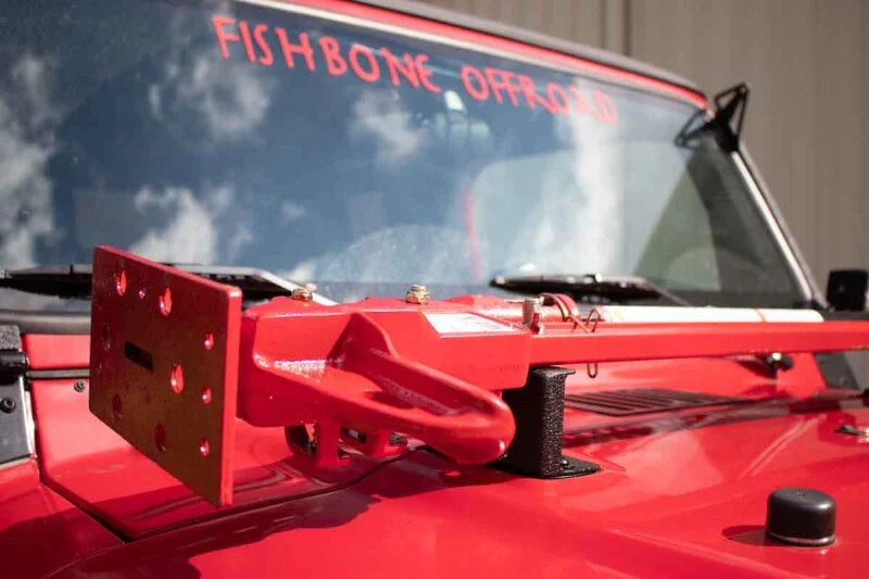 Fishbone Offroad 97-06 Jeep Wrangler TJ Hi- Lift Jack Mount - Additional View 7