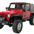 Load image into Gallery viewer, Fishbone Offroad 97-06 Jeep Wrangler TJ Rubicon Front Bumper W/Winch Guard - Blk Textured Powdercoat - Side View