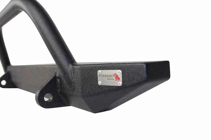Fishbone Offroad 97-06 Jeep Wrangler TJ Rubicon Front Bumper W/Winch Guard - Blk Textured Powdercoat - Additional View 6