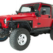 Load image into Gallery viewer, Fishbone Offroad 97-06 Jeep Wrangler TJ Steel Rock Slider - Black Textured Powdercoat - Additional View 7