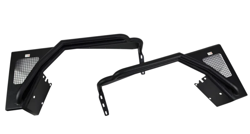 Fishbone Offroad 97-06 Jeep Wrangler TJ Steel Tube Fenders Front 3In Flare - Blk Textured Powdercoat - Additional View 12