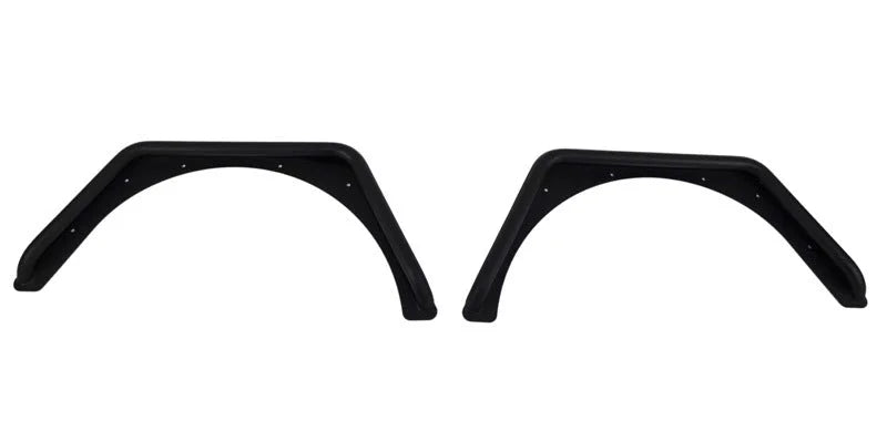Fishbone Offroad 97-06 Jeep Wrangler TJ Steel Tube Fenders Rear 3In Flare - Blk Textured Powdercoat - Additional View 11