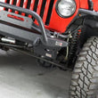 Load image into Gallery viewer, Fishbone Offroad 97-06 Jeep Wrangler TJ Steering Box Skid Plate - Black Textured Powdercoat - Side View
