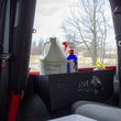 Load image into Gallery viewer, Fishbone Offroad 97-06 Jeep Wrangler TJ Wheel Well Storage Bins - Back View