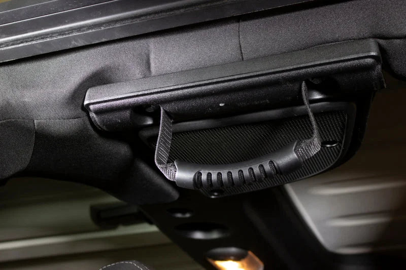 Fishbone Offroad A-Pillar/Sound Bar Grab Handles - Installation View
