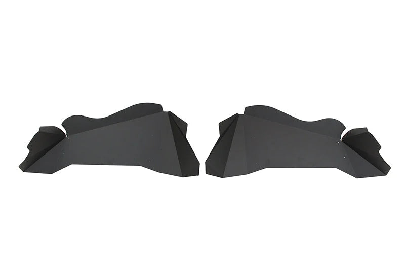Fishbone Offroad Aluminum Rear Inner Fenders - Black Powdercoat fits 2007-2018 Jeep Wrangler JK - Main Product View