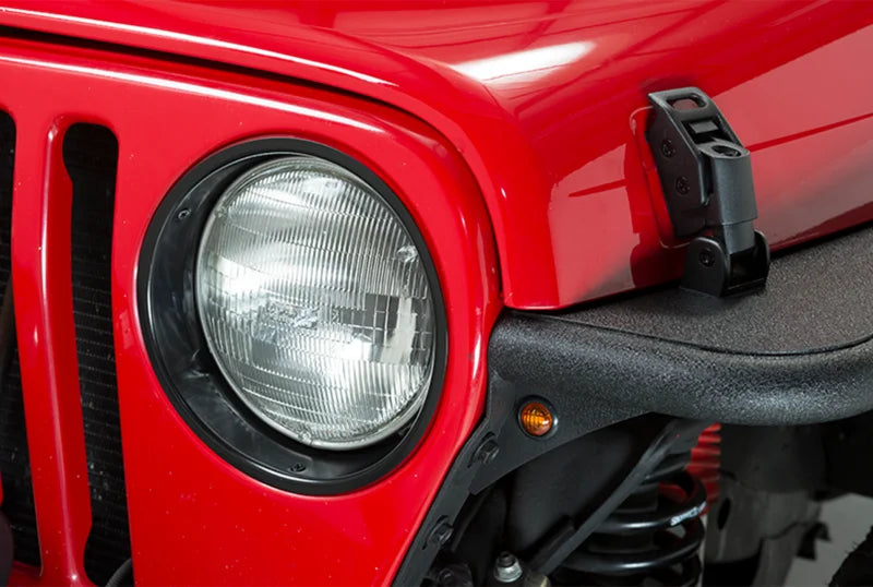 Fishbone Offroad Amber LEDs 3/4In Pair - Side View