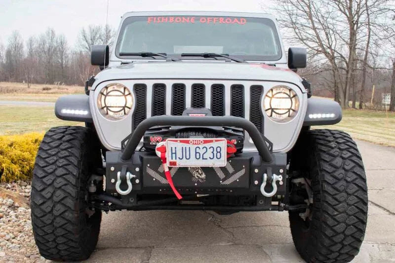 Fishbone Offroad Barracuda D-Ring Mount Set fits 2020-2025 Jeep Gladiator / 2007-2025 Jeep Wrangler / 2018 Jeep Wrangler JK