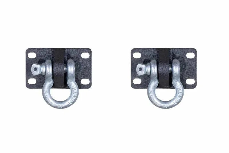 Fishbone Offroad Barracuda D-Ring Mount Set fits 2020-2025 Jeep Gladiator / 2007-2025 Jeep Wrangler / 2018 Jeep Wrangler JK