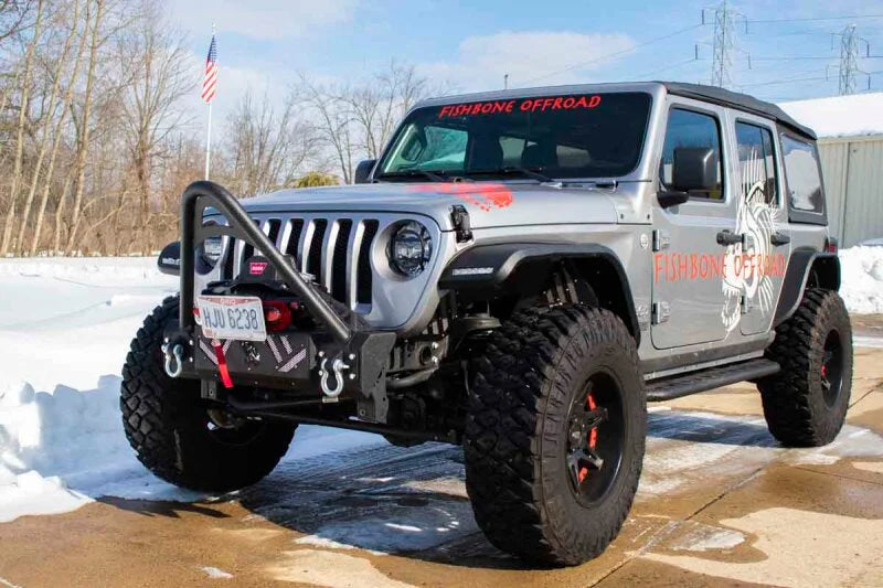 Fishbone Offroad Barracuda Stinger Bar fits 2007-2018 Jeep Wrangler JK - Back View