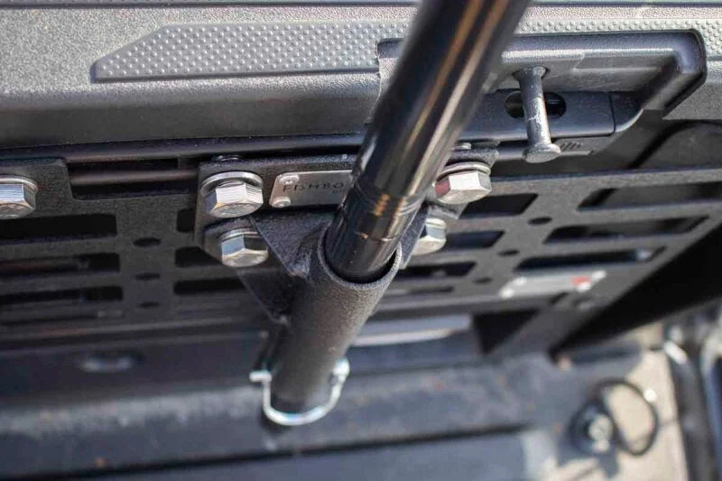 Fishbone Offroad Bed Rail Flag Mount - Installation View