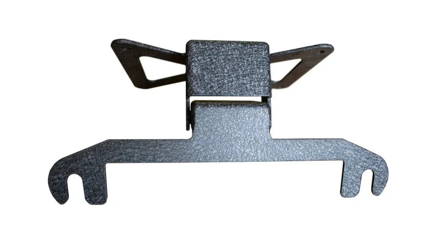 Fishbone Offroad 2018+ Jeep Wrangler JL - Black Aluminum Hawse Fairlead License Plate Mount - Additional View 10