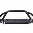 Load image into Gallery viewer, Fishbone Offroad Cherokee XJ Front Winch Bumper W/Grille Guard Bullhead Steel - Blk Txtrd Pwdrcoat - Main Product View