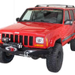 Load image into Gallery viewer, Fishbone Offroad Cherokee XJ Front Winch Bumper W/O Grille Guard Bullhead Steel - Blk Txtrd Pwdrcoat - Main Product View