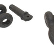 Load image into Gallery viewer, Fishbone Offroad D Ring 3/4In Gloss - Black 2 Piece Set - Back View