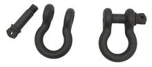 Load image into Gallery viewer, Fishbone Offroad D Ring 3/4In Gloss - Black 2 Piece Set - Installation View