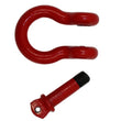 Load image into Gallery viewer, Fishbone Offroad D Ring 3/4In Red 2 Piece Set - Additional View 5