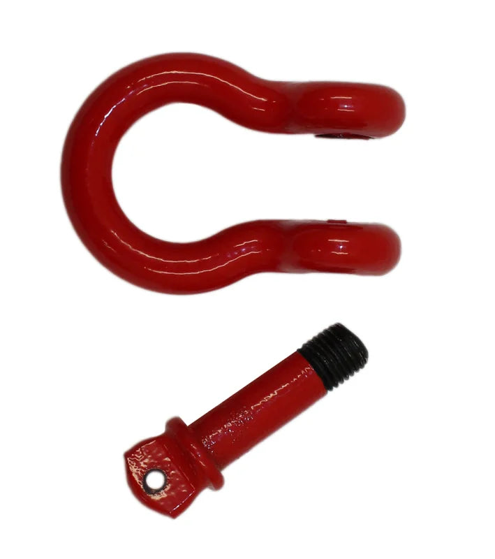 Fishbone Offroad D Ring 3/4In Red 2 Piece Set - Additional View 5