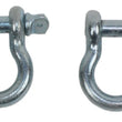 Load image into Gallery viewer, Fishbone Offroad D Ring 3/4In Zinc 2 Piece Set - Main Product View