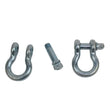 Load image into Gallery viewer, Fishbone Offroad D Ring 3/4In Zinc 2 Piece Set - Back View