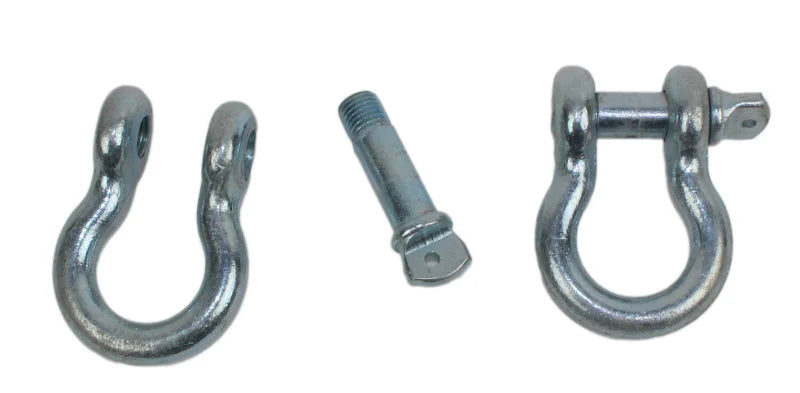 Fishbone Offroad D Ring 3/4In Zinc 2 Piece Set - Installation View