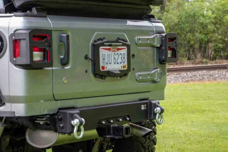 Fishbone Offroad For 2018+ Jeep Wrangler JL Rear Bumper Delete - Back View