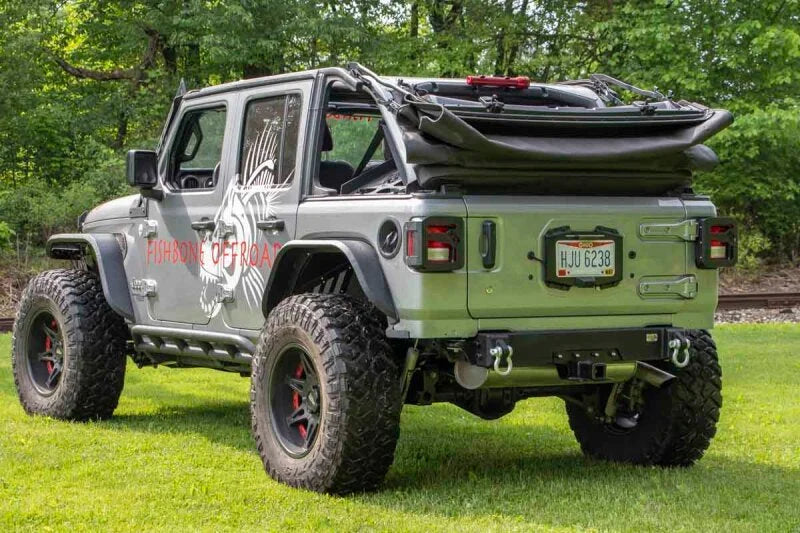 Fishbone Offroad For 2018+ Jeep Wrangler JL Rear Bumper Delete - Additional View 9