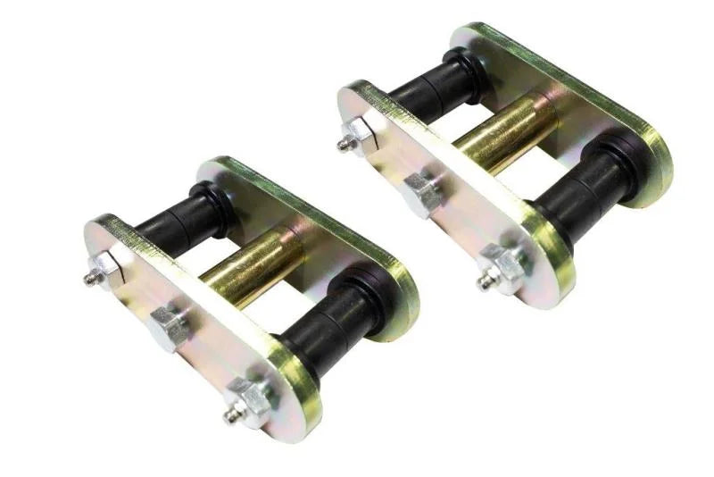 Fishbone Offroad Front Greasable Shackles fits 1976-1986 Jeep CJ-7 - Installation View