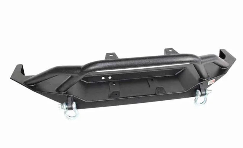 Fishbone Offroad Cherokee XJ Front Winch Bumper W/Grille Guard Bullhead Steel - Blk Txtrd Pwdrcoat - Additional View 8