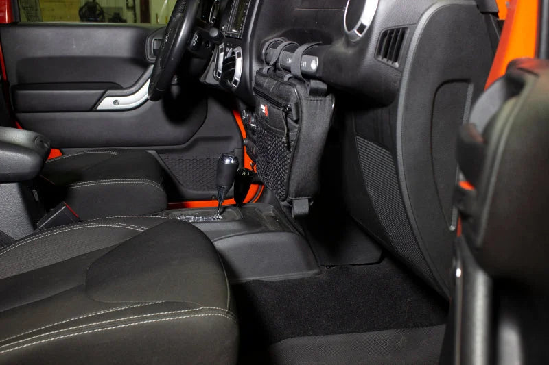 Fishbone Offroad Grab Handle Dash Bag - Back View