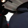 Load image into Gallery viewer, Fishbone Offroad Head Rest Paracord Grab Handles - Black - Back View