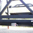 Load image into Gallery viewer, Fishbone Offroad Hitch Cover - 2In Hitch - Black Powdercoated Steel - Back View
