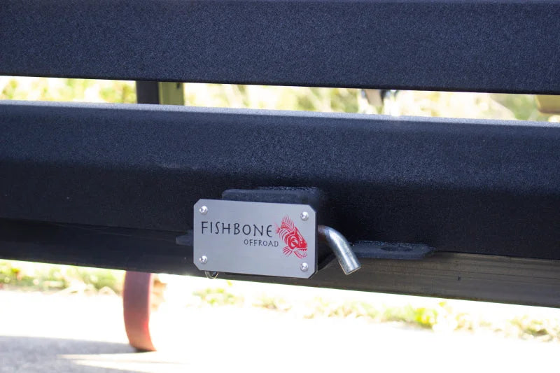 Fishbone Offroad Hitch Cover - 2In Hitch - Black Powdercoated Steel - Additional View 7