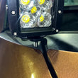 Load image into Gallery viewer, Fishbone Offroad 04-14 Ford F150 / 10-14 Raptor Hood Light Bracket - Black - Back View
