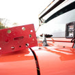 Load image into Gallery viewer, Fishbone Offroad Hood Mounted Hi-Lift Jack Mount JK/JL/JT - Back View