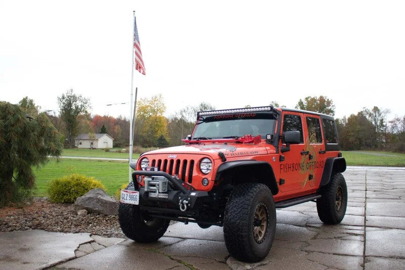 Fishbone Offroad Hood Mounted Hi-Lift Jack Mount JK/JL/JT - Additional View 5