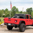 Load image into Gallery viewer, Fishbone Offroad In-Bed Tire Carrier fits 2020-2025 Jeep Gladiator Jt - Side View