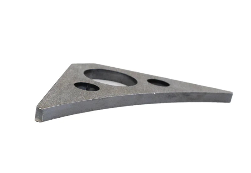 Fishbone Offroad Jeep Gusset 3 Hole Bare Steel - Side View