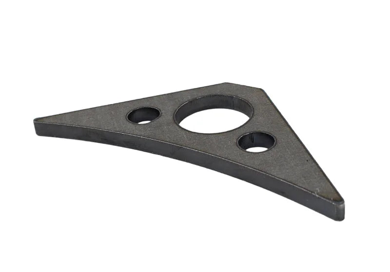 Fishbone Offroad Jeep Gusset 3 Hole Bare Steel - Detail View