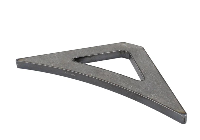 Fishbone Offroad Jeep Gusset Triangular Bare Steel - Side View