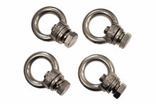 Load image into Gallery viewer, Fishbone Offroad Jeep Storage/Bed Rack Tie Down Kit Stainless Steel - Main Product View