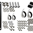 Load image into Gallery viewer, Fishbone Offroad Jeep Storage/Bed Rack Tie Down Kit Stainless Steel - Side View