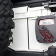 Load image into Gallery viewer, Fishbone Offroad Jeep Wrangler CJ YJ TJ Tail Light Covers - Black Textured Powdercoat - Side View