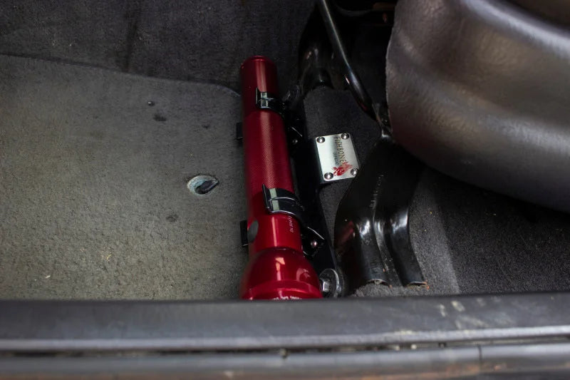 Fishbone Offroad Jeep XJ Front Seat Flashlight Mount - Side View