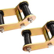 Load image into Gallery viewer, Fishbone Offroad Jeep YJ Rear Greaseable Boomerang Shackles - Main Product View
